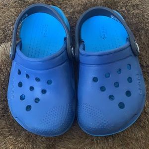 Blue crocs